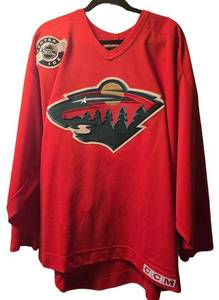 Minnesota Wild Air-Knit NHL Jersey - Mens XXL - Made in Canada