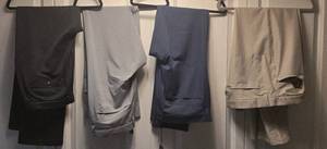 Lot of 4 Mens Casual Pants - Travis Matthews & Greg Norman