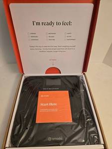 NEW Omada Smart Scale - Black Digital Body Weight Scale with Start Here Card