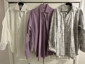 Sam Surin XXL Bespoke Italian Fabric Mens Shirts (Lot of 3)