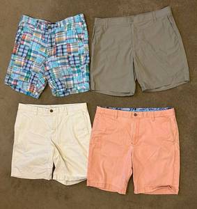 Tommy Bahama Classic Shorts - Patchwork Turquoise, Khaki, Beige & Pink (Lot of 4)
