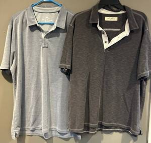 Tommy Bahama XXL Knit Polo Shirts (Lot of 2)
