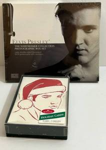 Elvis Presley Wertheimer Collection Photographic Box Set & New in Box Elvis Christmas Cards