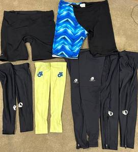 Pearl Izumi Cycling Leg Warmers & Unpadded Lycra Shorts - Mens XXL