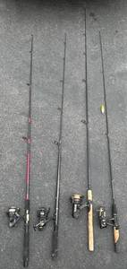 Fishing Rod & Reel Combos (Lot of 4)