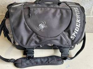 SpiderWire Tackle Box Organizer Bag with Clear Plastic Storage Boxes