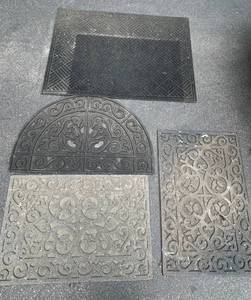 4 IndoorOutdoor Entry Rugs or Mats