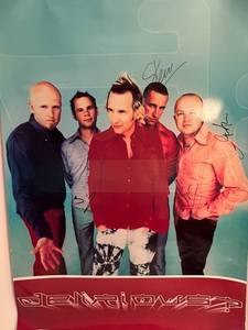 DELIRIOUS Christian Music Group Poster Autographed by 4 Members - 24 x 35