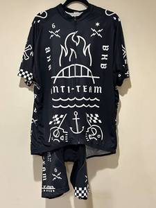 Twin Six Graffiti Anti-Team Biking Jersey Outfit - Mens XXL