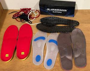Foot Levelers Custom Orthotics & IQ Massager Slippers, Assorted Insoles & Laces