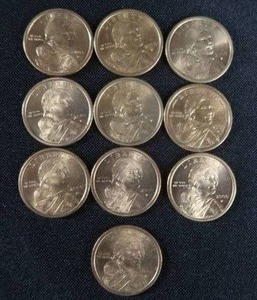 10- 2000 P SACAGAWEA 1$ COINS