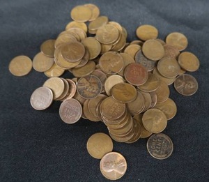 WHEAT PENNYS LOT OF 100 COUNT