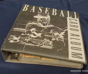 RANDOM ASSORTMENT OF COLLECTABLE CARDS IN 3 RING BINDER