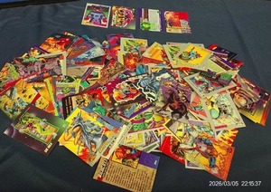 COMIC CARDS AND X-MEN