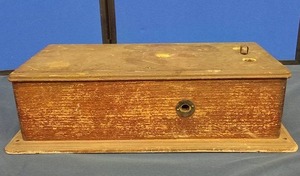 ANTIQUE WOODEN TELEPHONE CASE