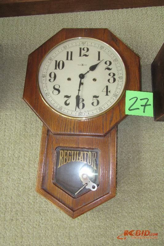 lot 27 image: REGULATOR  Chime Clock