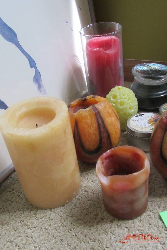 lot 35 image: Misc. Candles as pictured