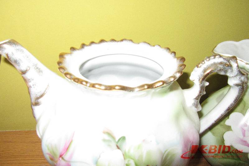 lot 41 image: 2 Antique Tea Pots