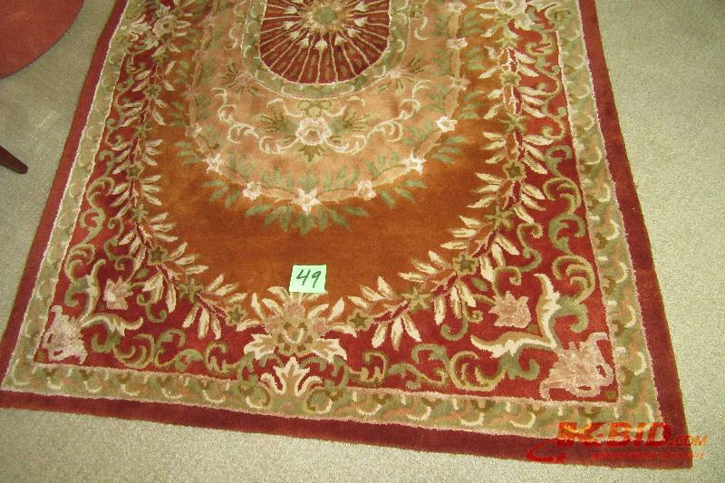 lot 49 image: CALAIS, 100 pct. Indian Wool Rug