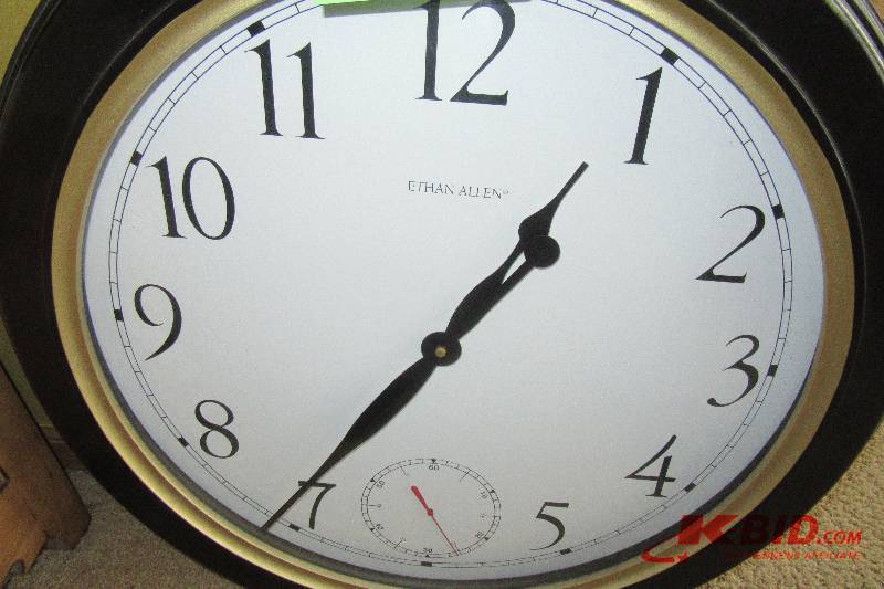 lot 50 image: ETHAN ALLEN Clock