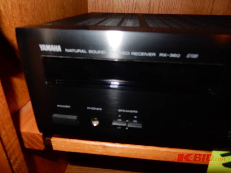lot 37A image: Hitachi Receiver and 2, DKD Speakers, CD Player