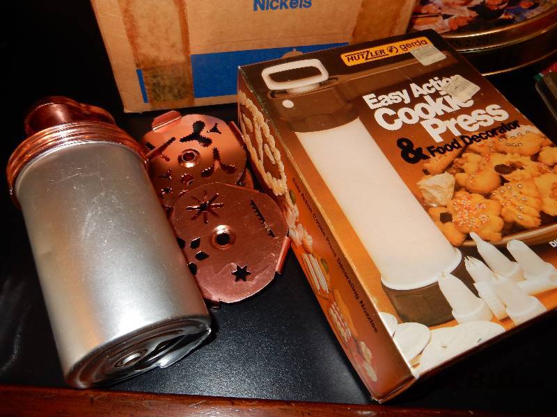 lot 140 image: Cookie Presses and boxes