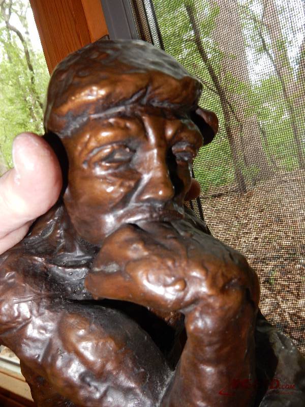lot 207 image: THE THINKER Statue