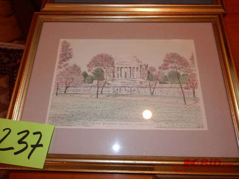 lot 237 image: Washington DC. Sketches