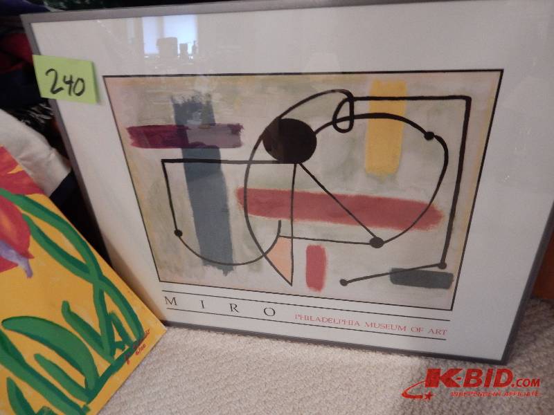lot 240 image: MIRO, Philadelphia Museum of Art