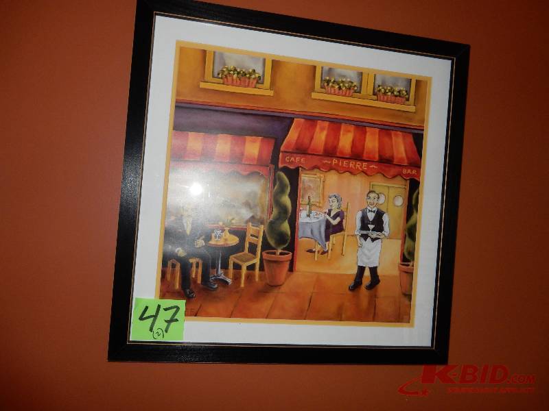 lot 47 image: 2 French Restaurant pictures