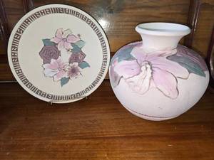 Ceramic Plate and Vase