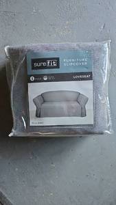 Loveseat Cover Gray