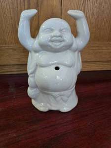 Vintage Ceramic Hotei Laughing Buddha Tiki Mug