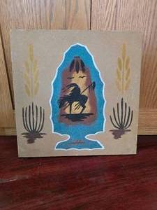 Native American-Style Sand Painting End of the Trail