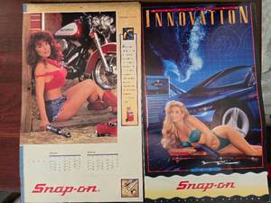 Snap On Calendars Lot of 2