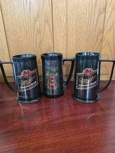 Plastic Insulated Beer Mug, Miller & Michelob