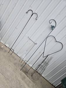 Shepherds Hooks and Garden Trellises