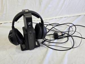 Sennheiser HDR 175 Wireless Headphones with Charging Dock and Adapter - Works