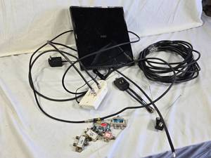 RCA Digital TV Antenna and Accessories including Signal Amplifier and Cable Splitters