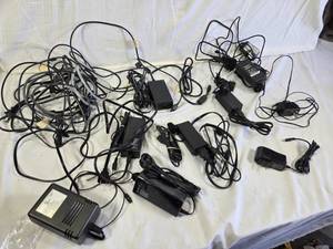 Lot of Various Power Adapters and Cables