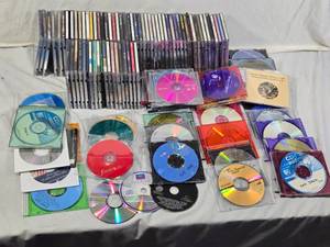 CD Collection Including Various Artists and Genres including jazz, classical, and pop