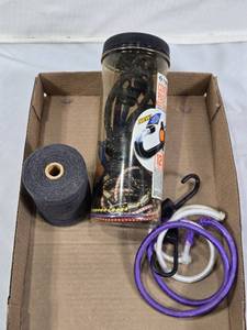 Bungee Cords and Roll of Twine