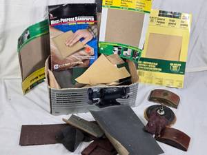 3M Sandpaper Assortment with Sanding Blocks and Accessories