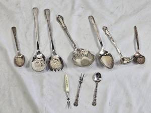 Set of Silver Plated Flatware including Wm. Rogers Mfg Co, Rockford S.P., and Cambridge Silver Plate