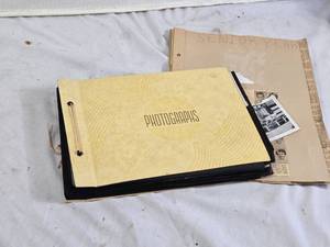 Vintage Black and White Photograph Albums