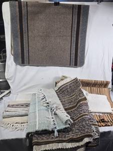 Handwoven Rugs and Mats including Various Styles, Sizes and Designs