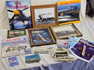Collection of Aviation Books, and Photographs (Magazines are COVERS ONLY)