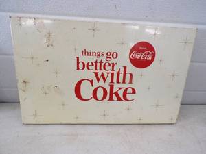 Things Go Better With Coke Sign Metal