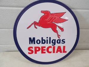 Mobil Gas Special Metal Sign