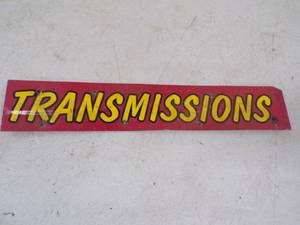 Transmissions Metal Sign